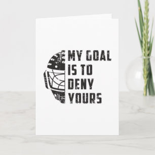 Hockey Eishockey-Sportteam Funny Geschenk Karte