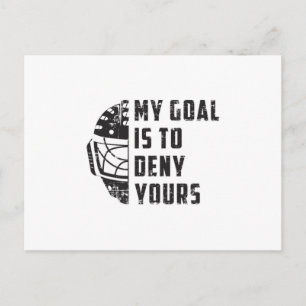 Hockey Eishockey-Sportteam Funny Geschenk Postkarte