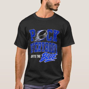 Hockey-Enforcer Blau Vintage T-Shirt