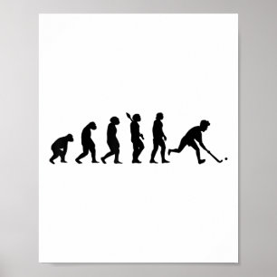 Hockey Entwicklung Hockey Spieler Hockey Team Poster