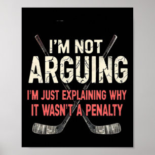 Hockey erklärt, warum es keine Strafe war (1)  Poster