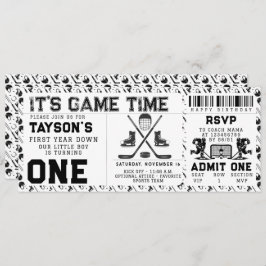 Hockey Erstes Jahr Ab 1. Geburtstag Ticket Einladung