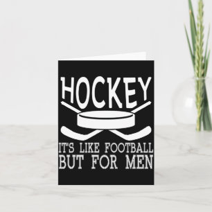 Hockey Es Ist Wie Fußball Aber Für Männer Hockey Karte