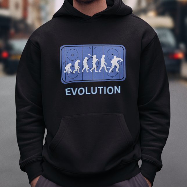 Hockey-Evolution Hoodie (Evolution of Hockey Hoodie)