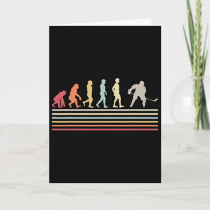 Hockey Evolution - Sportliebhaber Hockeyspieler Re Karte