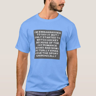Hockey-Fan dank Bücherjunge T-Shirt