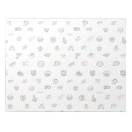 Hockey Fanatic Hockey-Teams Logo Wasserzeichen Pad Notizblock