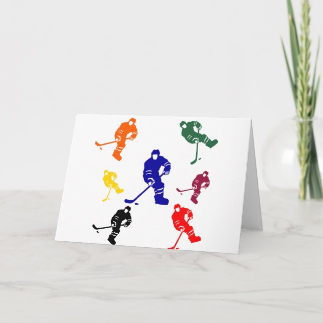 HOCKEY FEIERTAGSKARTE (Vorderseite)