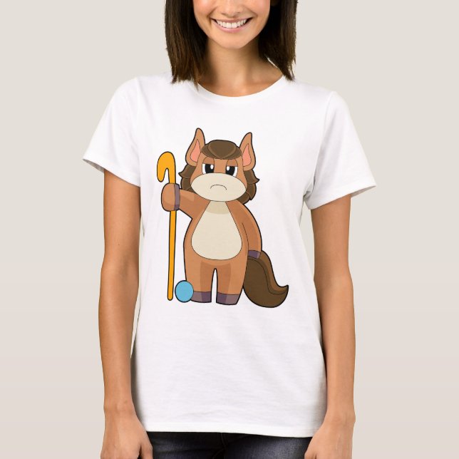 Hockey-Feldhockey-Hockeystick T-Shirt (Vorderseite)