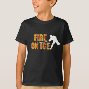 Hockey-Feuer auf Eis T-Shirt