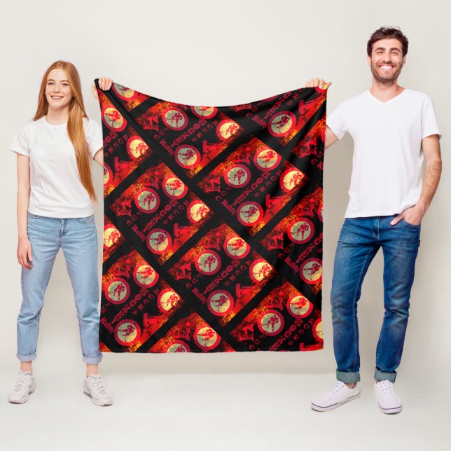 Hockey Fleecedecke (Beispiel)