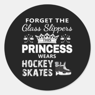 Hockey for Girls - Diese Prinzessin trägt Hockey S Runder Aufkleber