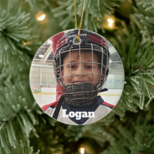 Hockey Foto Ornament