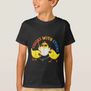 Hockey-Freunde Besties Kumpel Huhn Hühner T-Shirt