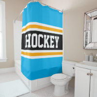 HOCKEY Fun Athletic Sky Blau Gelbe Streifen