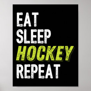 Hockey für Boys Ice Hockey Player Geschenk Poster
