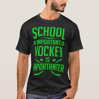 Hockey für Jungen 8-12 Eishockey-Spieler T-Shirt