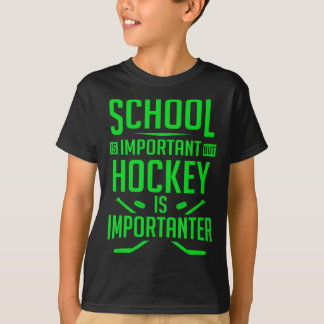 Hockey für Jungen 8-12 Eishockey-Spieler T-Shirt