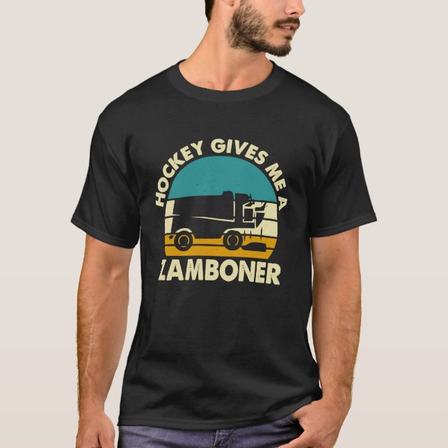 Hockey für Men Hockey gibt mir ein Zamboner T-Shirt (Vorderseite)