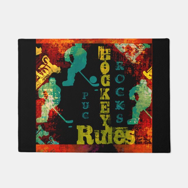 HOCKEY FUßMATTE (Vorderseite)