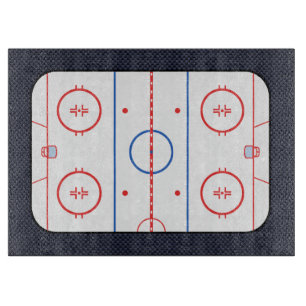 Hockey Game Companion Carbon Fiber Style Schneidebrett