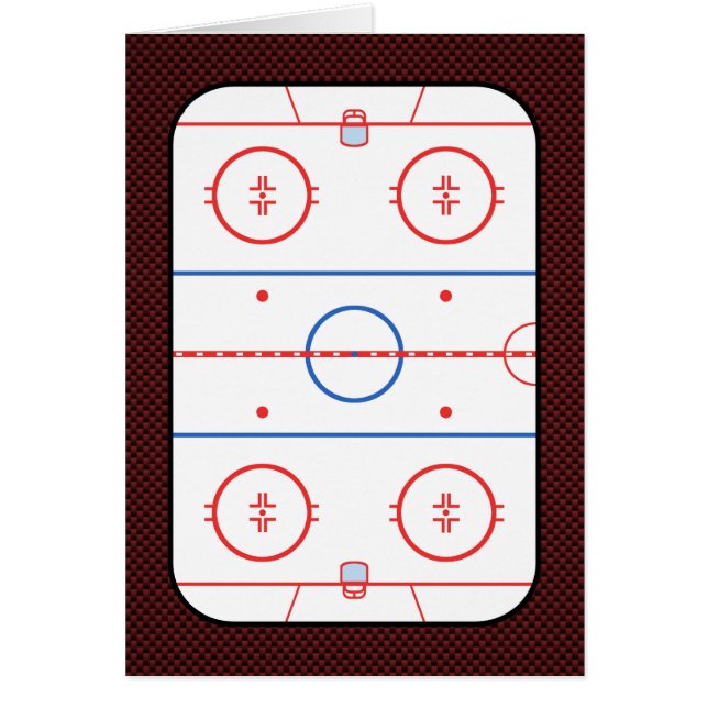 Hockey Game Companion Rink Diagramm (Vorne)