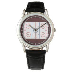 Hockey Game Companion Rink Diagramm Armbanduhr