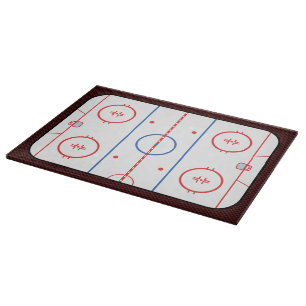 Hockey Game Companion Rink Diagramm Schneidebrett
