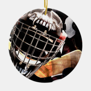 Hockey-Gang-Schmutz-Art Keramikornament