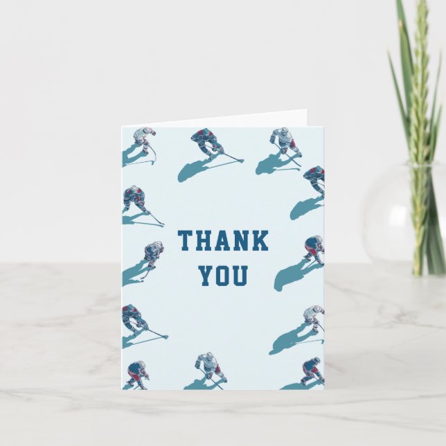 Hockey Geburtstags Danke (Vorderseite)