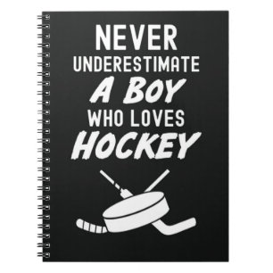 Hockey Geschenke für Jungs Kinder Kinderschule Notizblock