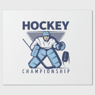 Hockey Geschenkpapier