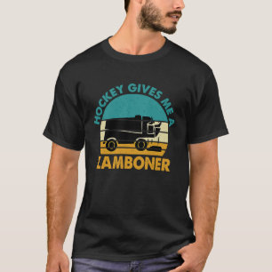 Hockey gibt mir einen Zamboner Funny Hockey Retro  T-Shirt