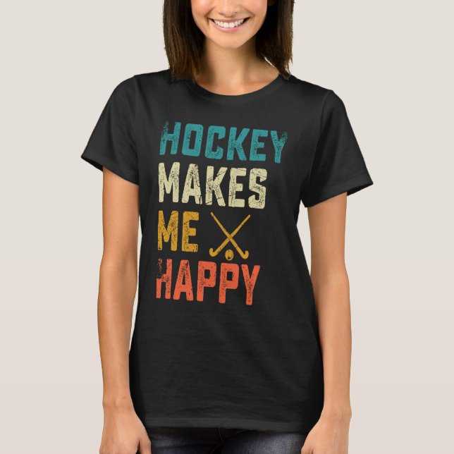 Hockey gibt mir einen Zamboner Funny Hockey T-Shirt (Vorderseite)