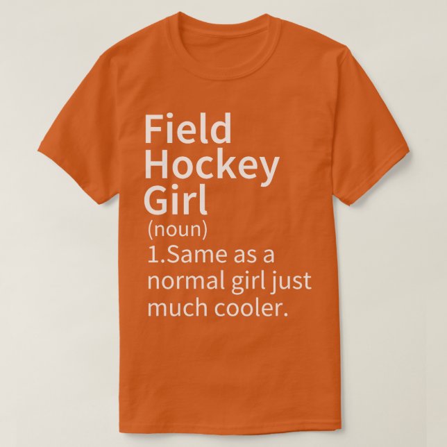 Hockey-Girl - Definition 1 T-Shirt (Design vorne)