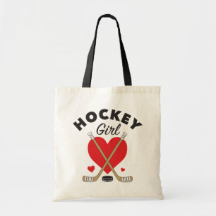 Hockey Girls Liebe Heart Hockey Sticks Tragetasche