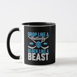 Hockey-Goal-Block wie eine Bestie Tasse