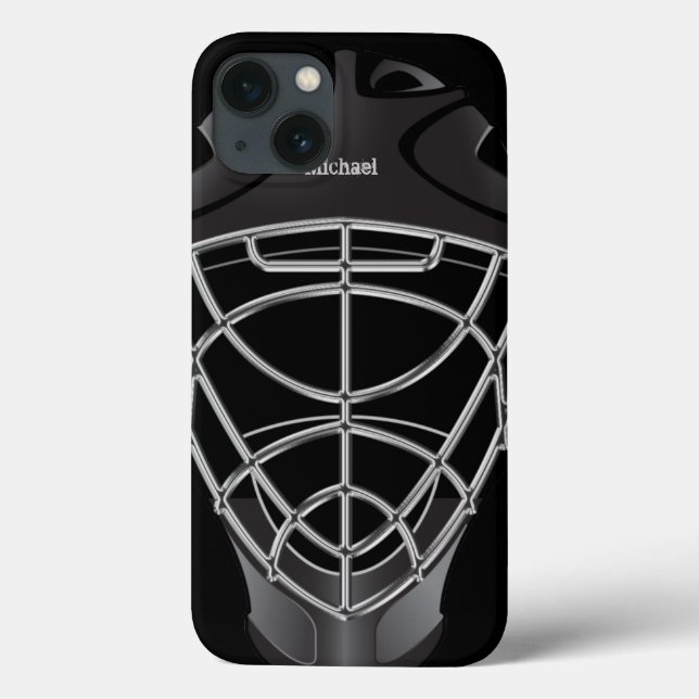 Hockey Goalie Helmet Case-Mate iPhone Hülle (Rückseite)