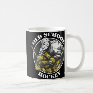 Hockey Goalie Heritage Vintage Alte Schule Kaffeetasse
