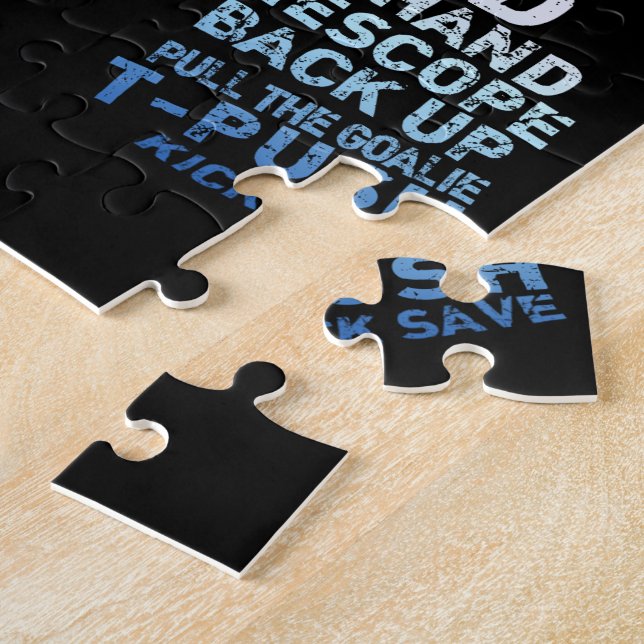 Hockey Goalie Jigsaw Puzzle (Seite)