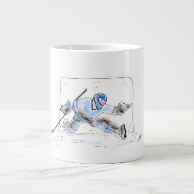 Hockey Goalie Jumbo Tasse (Vorderseite)
