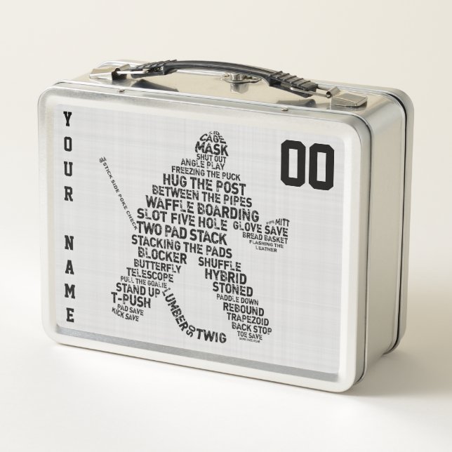 Hockey Goalie Lunch Box (Rückseite)