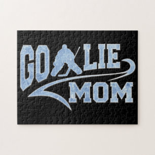 Hockey Goalie Mama Athletic Schwanz Puzzle