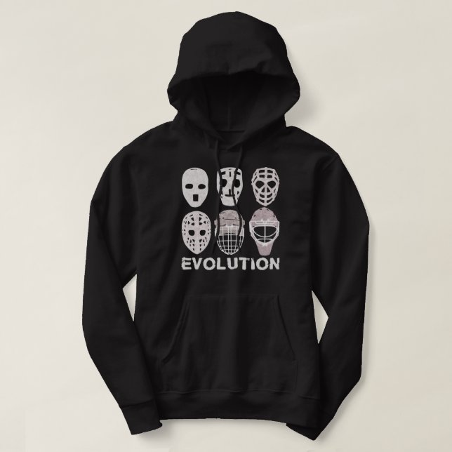 Hockey Goalie Mask Evolution Classic T Shirt (Design vorne)
