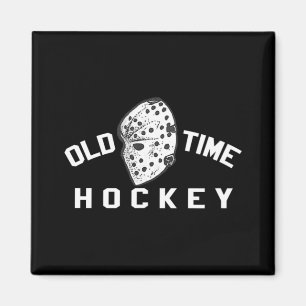 Hockey Goalie Retro Heritage Old Time Vintag Magnet