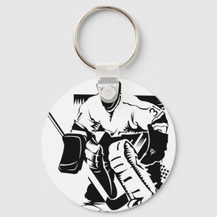 Hockey Goalie Schlüsselanhänger