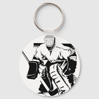 Hockey Goalie Schlüsselanhänger