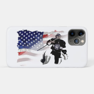 Hockey Goalie und US-Flagge Case-Mate iPhone Hülle