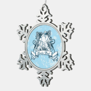Hockey Goalie Vater Weihnachten Snowflake Ornament