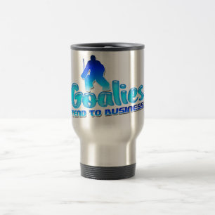 Hockey Goalies tendieren zu Business Travel Mug Reisebecher